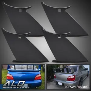 4pcs Rear Upper Spoiler Wing Stabilizer Fit For 2011-2014 Subaru Impreza WRX STI