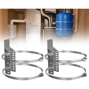 Expansion Tank Brackets, Thermal Expansion Tank Wall Mounting Bracket with 2 Hot Water Heater Support Stainless Steel Strap for 1-5 Gallon Tank, 5lb  Tank Holder for RV -2 Set