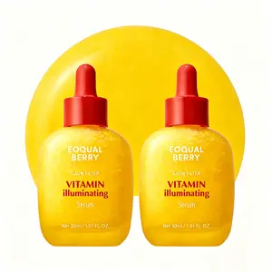 EQQUALBERRY Vitamin Illuminating Serum -BrighteningVitamin C Serum withNiacinamideIStrengthensskin barrierlHydrates using CeramideandHyaluronicAcid,1.01oz /30ml