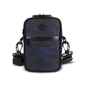 Slide W/Lock Camo Crossbody Bag with Adjustable Strap and Secure Lock Feature for Everyday Use