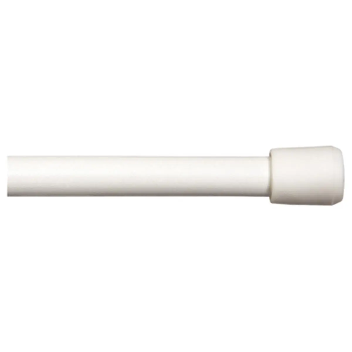 212 MAIN KN631-1 Adjustable Telescopic Curtain Tension Rod, 28-48 in White, for Baby & Maternity Room Decoration, Adjustable Curtain Rods, Telescopic Curtain Rod