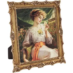 8x10  Picture Frame,  Hand-Crafted  Picture Frame with Easel & Hook,  Decor for Tabletop Wall Hanging