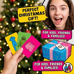 Must-Have Group Game for Your Next Game Night! Simple to learn, impossible to stop playing. This interactive card game brings friends and families together for laughs. Fast-paced fun for kids, adults, and everyone in between. Great stocking stuffer and ho