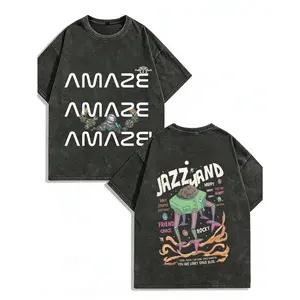 100% cotton printed T-shirt. Theme for the science fiction movie "2026" - "The Haley Marie Project". Summer casual fashionable street retro style.