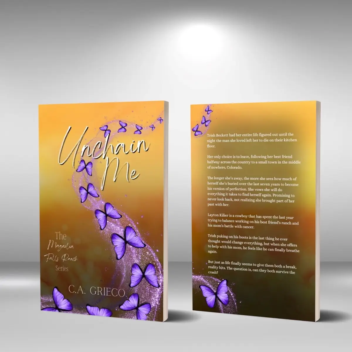 Unchain Me paperback (signed copy) Magnolia Falls Ranch series book 2 (Romance Novel)