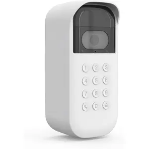 Protective   for myQ  Garage Door Video Keypad with Wide-Angle Camera, Anti-Scratch Protective Cover for Full Protection (White, Left)
