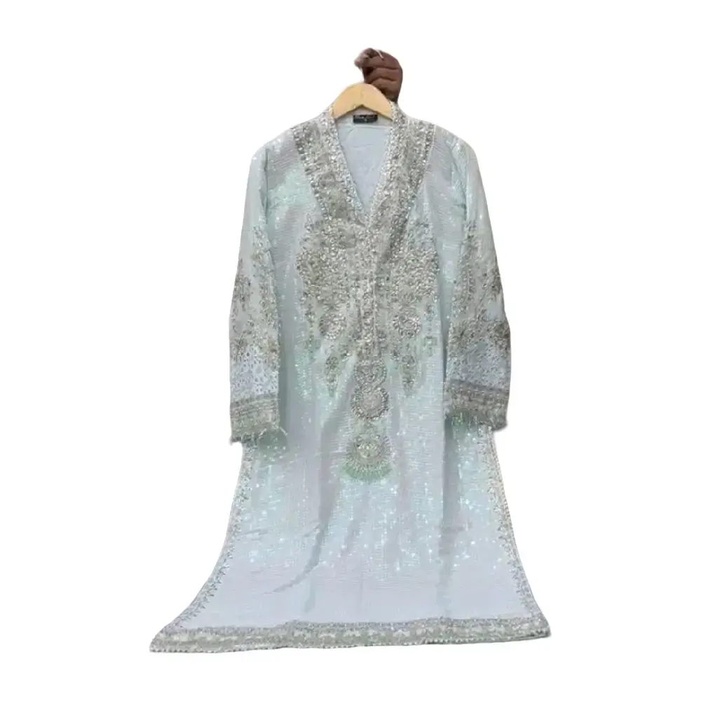 Punjabi Party Dresses - Sparkling Sequined Design for Special Occasions