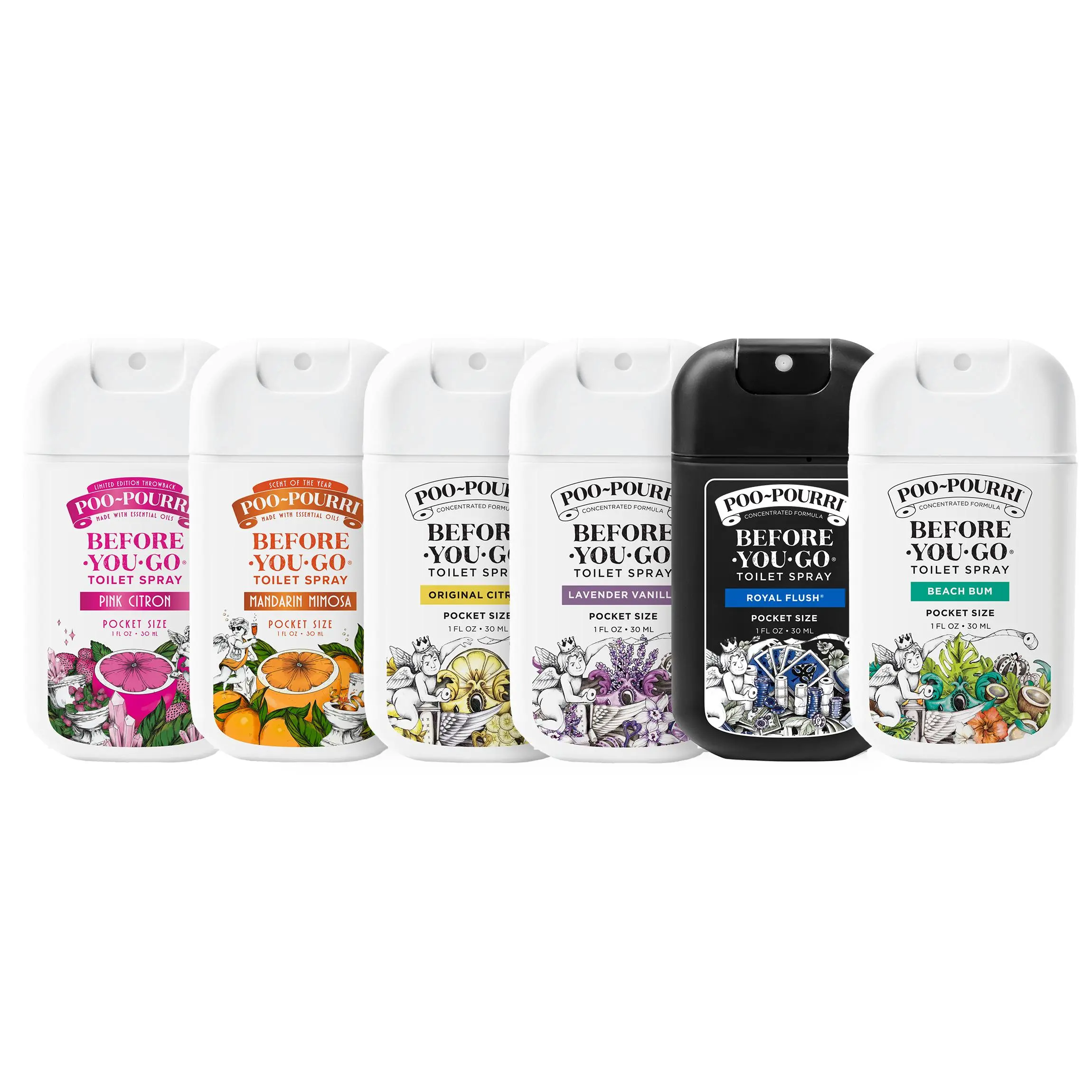 Poo~Pourri Pocket Spray 1oz - Travel Ready Before-You-Go Toilet Spray Poo~Pourri Pocket Spray 1oz - Travel Ready Before-You-Go Toilet Spray