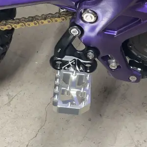 Colored Nail Foot Pedals for Surron Light Bee X S, Colored Nail Aluminum Alloy Foot Pegs for Segway X160/X260, CNC Footpegs Pedals Rests for Talaria MX4 XXX MX3, E Ride Pro SS Motorcycle Modified Accessories Electric Dirt Bike Parts, Gift