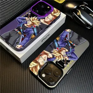 3D Dragon Ball Z Trunks Phone Case for iPhone 11 12 13 14 15 16 17 Pro Max Plus MINI Air 17ProMax Torankusu shockproof Cover