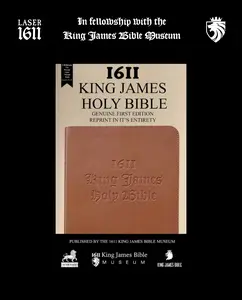 1611 King James Bible (Authorized Version AV1611) – True Facsimile Reproduction of the Original 1611 Edition – Includes Apocrypha – Faux Leather Soft Cover TAN