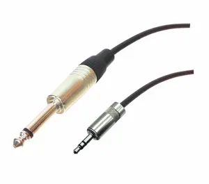 3.5mm Stereo Male to 1/4" TS Mono Male Cable 3.5mm Stereo Male to 1/4" TS Mono Male Cable