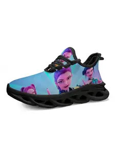Anime Theme Sports Shoes, Q Version Print Anime Characters, Fashion Trend Hotspot, Breathable Hollow Out Sole, Essential for Anime Lovers