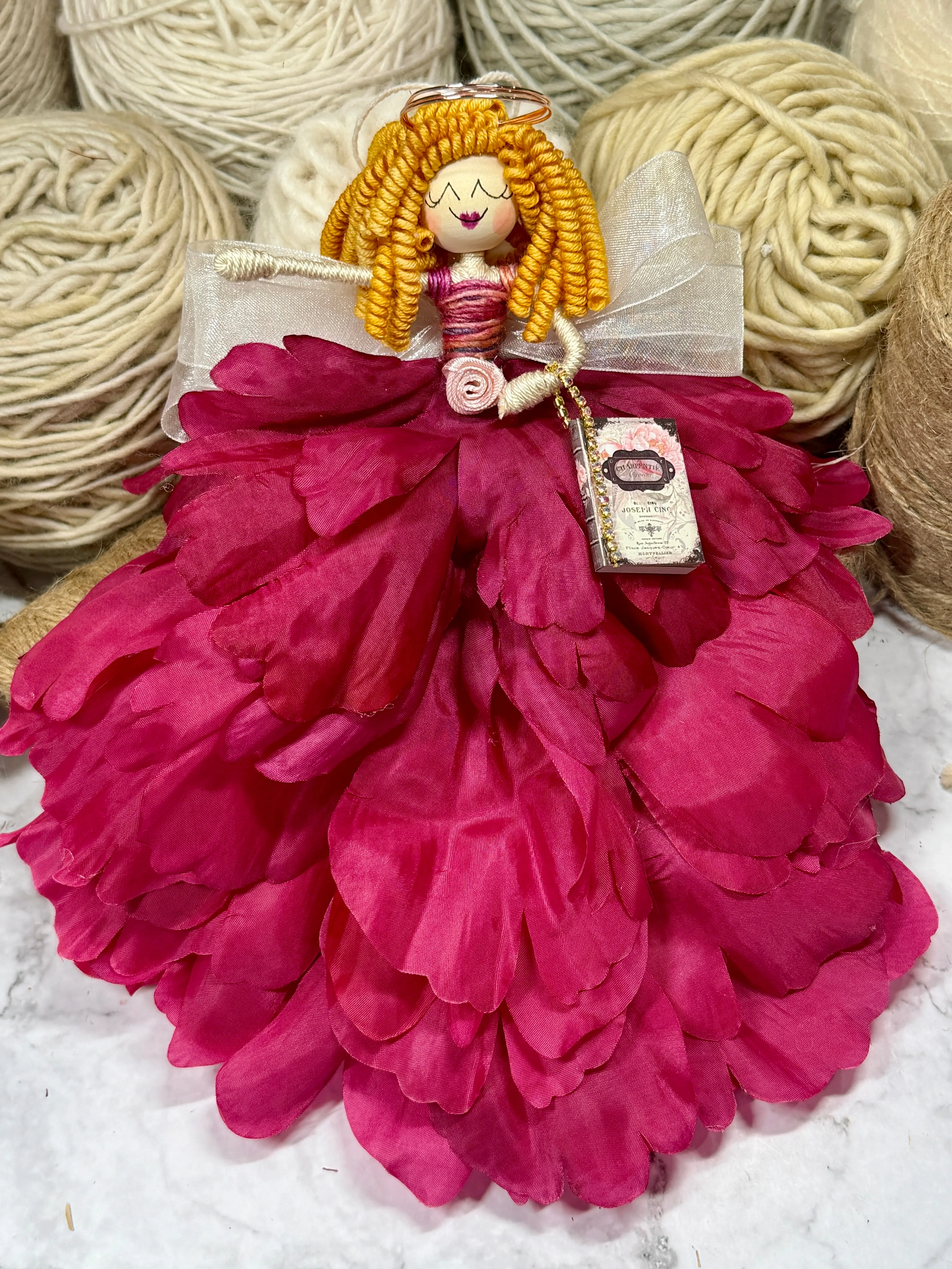 Angel Dandelion Hope | Handmade One-of-a-Kind Collectible Art Doll