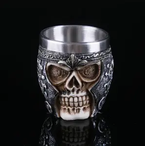 3D Skull Wine Glass, Skull Cup, Drinking Glass