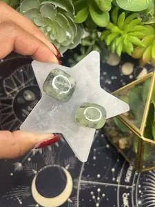 Prehnite Tumbled Stone | Travel Healing Stone