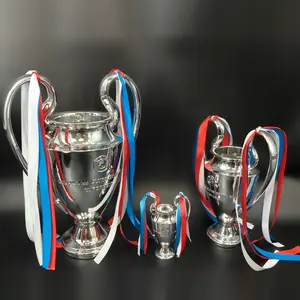 Paris Saint-Germain Uefa Champions League Resin Trophy Cup, Engraved Winners List, Ideal for Soccer Fans & Office Decor