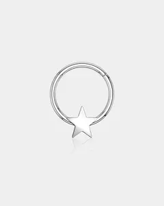 Star Hinged Septum Ring