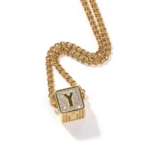 26 Initial Letter Necklace, Personalized Alphabet Pendant Necklace for Women Men, Custom Name Jewelry Gift