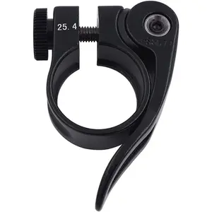 25.4mm Aluminum Alloy Quick Release Adjustable Bicycle Seat Post Clamp Fits 22.2mm Seat Post Tube (#2)