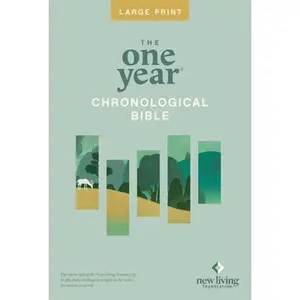 One Year Chronological Bible-NLT-Premium Slimline Large Print -- New Living Translation, Paperback