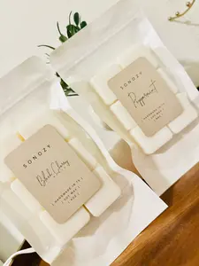 SONOZY Eco-Friendly Wax Melts - Black Cherry Merlot - Long Lasting Soy Wax Cubes - Relaxing Aromatherapy Home Fragrance Decor