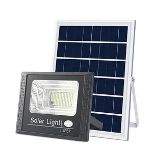 Outdoor Solar Light, 360° Sunlight Solar Panel, 6000mah Outdoor Solar Lamp, 3 Modes LED, Garden Wall Porch, Rechargeable Lithium Batteries