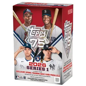 (1) - Hanger Box of 2026 Series 1 Baseball Cards - Exclusive Spring Training Base Card Parallels - Officially Licensed MLB Product