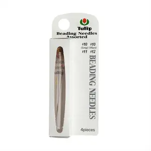 Beading Needles Assorted Sizes (Long) Size #10, (Short) Size #10, Size #11 & #12, 4 Needles