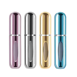4Pcs 5ml Yamadura refillable perfume spray bottles. Leak-proof design locks fragrance well. Compact and portable, ideal for travel, business trips and on-the-go perfume top-ups