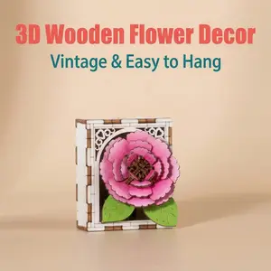 Creative and Exquisite 3D Flower-Shaped Fridge Magnets, Artistic Home Decor Ornaments, Unique Handmade DIY Gifts, Suitable for Children and Adults of All Ages