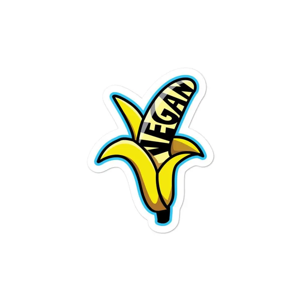 Vegan Banana Sticker Vegan Banana Sticker