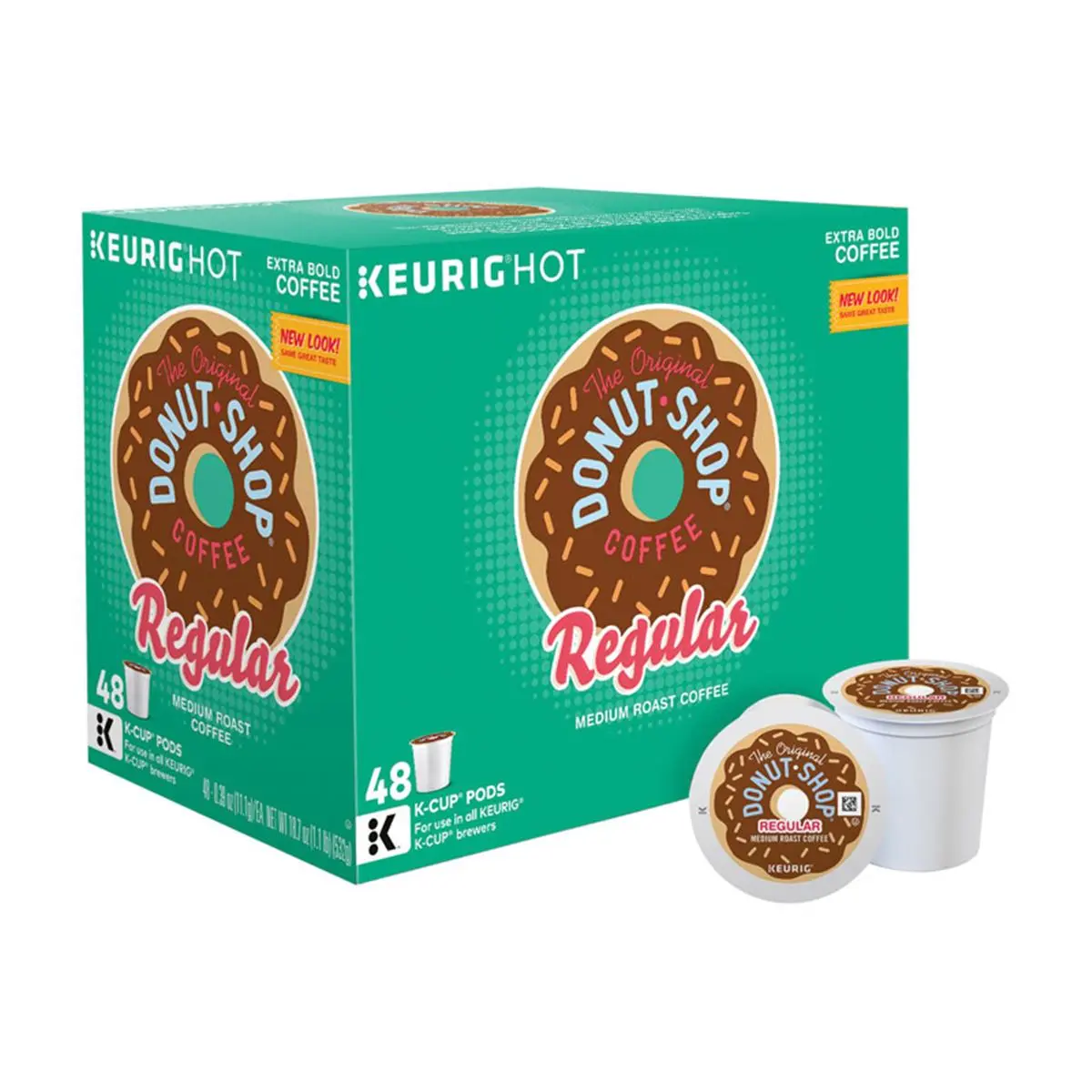 Keurig 6738801 Donut Shop Coffee K-Cups - 48 per pack, Beverage, 48-Pack Value