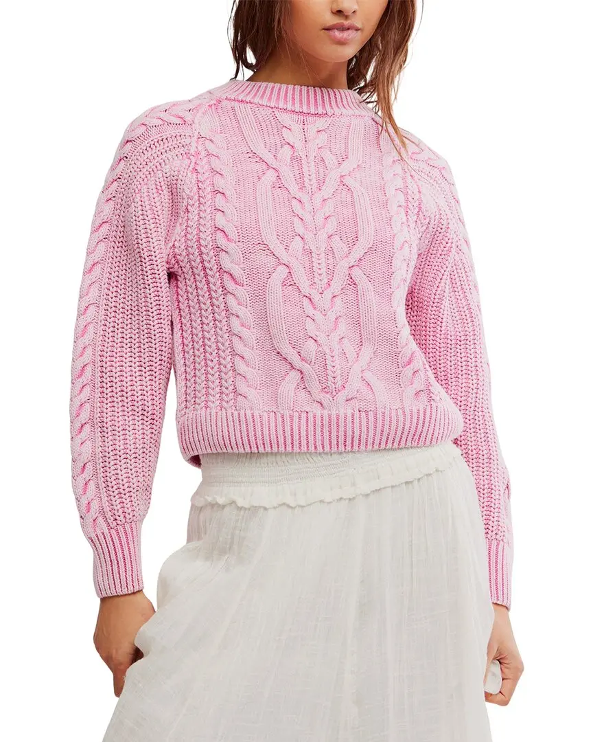 Free People Frankie Cable Sweater