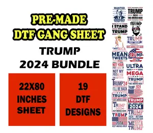 PreMade DTF Gang Sheet Trump 2024 Bundle | Trump Is Convicted | DTF Transfer | Direct to film transfer | Ready to press | DTF Bundle |