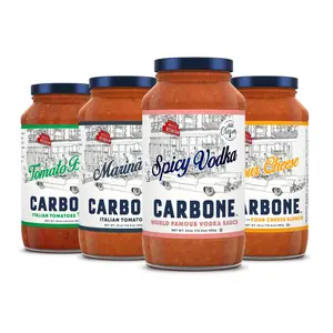 Carbone 4ct Flavor Variety Pack - Marinara, Spicy Vodka, Four Cheese, Tomato Basil