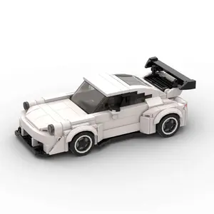 354PCS 911 RWB MOC(compatible with mainstream brands)Speed Champions Racing Car Sports Model Garage Sets Building Blocks Famous Racers City Vehicle Technique DIY Bricks Toys (D 010228 )