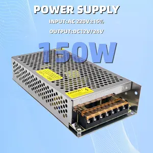 110v/220v to Dc 60/150/500w Universal Regulated Switching Power Supply, LED Driver for LED Strip Lights, CCTV Cameras, Radios, 3D Printers