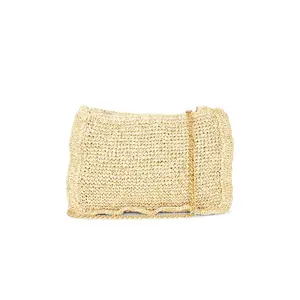 Nikki Beach Kara Crossbody Bag in Natural & Gold