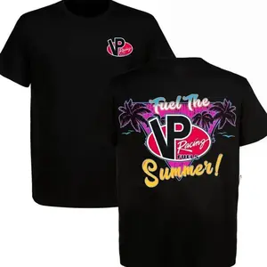 VP Racing Fuel The Summer T-Shirt - Vintage Hot Rod Muscle Car Graphic Tee for Car Enthusiasts Men's Cotton Tee - Old School Tee Gift UFJ