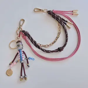 Dalia bag charm with cord and chain