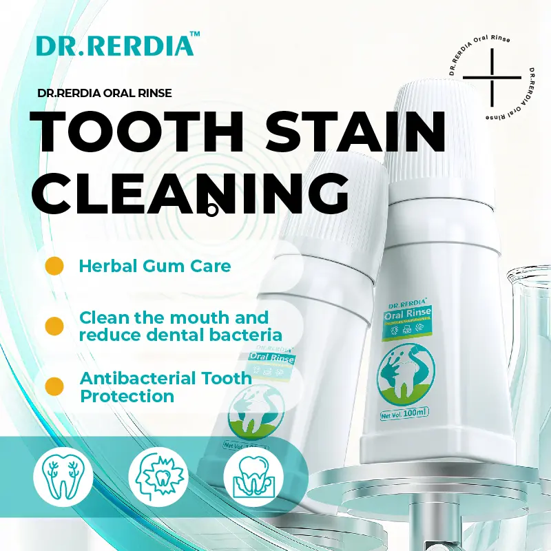 [In Stock]DR.RERDIA Oral Rinse with Xylitol, Menthol & Citric Acid – Gentle Daily Care for Teeth Stain