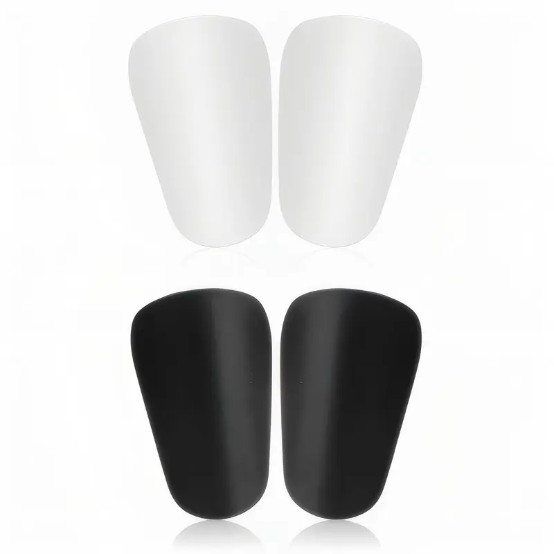 Youth & Kids 2-Pair Micro Football Shin Guards Set - Soccer Accessories, Athletic Protective Gear with Hard PP Flexible Shell, Lightweight Design, Shock Absorption, EVA Foam, Grip Socks, Small Fit, Injury Prevention Agile On-Field Gear