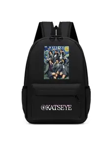 Katseye Backpack Katseye Merch Campus Bag Trendy Backpack Lightweight Travel New Semester Gifts Korea Pop Backpack For Fans School Backpack Elementary Middle Lightweight Backpack