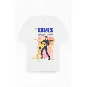 PacSun Men's Elvis Presley Clambake Movie T-Shirt - Multicolor
