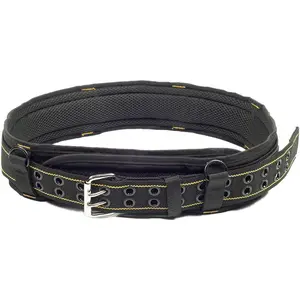 3 inch Padded Tool Belt Work Tool Belt for Heavy Duty Work(Yellow and Black)