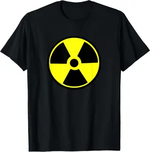 100%cotton Nuclear Radiation Warning T-Shirt T-Shirt