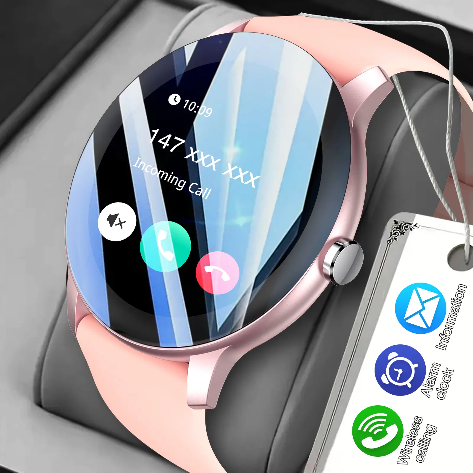 Smart Watch with Wireless Calling & Multiple Sports Modes, Call & Message Alerts, Outdoor Wearable Device Compatible iOS/android, Multifunctional Smart Watch, Digital Smart Watch, Smartwatches