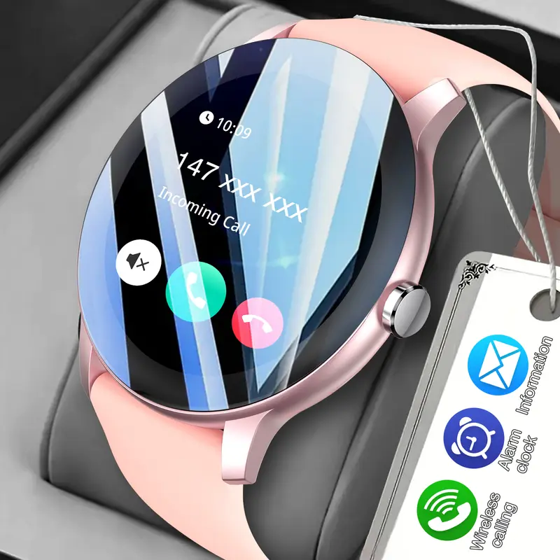 Smart Watch with Wireless Calling & Multiple Sports Modes, Call & Message Alerts, Outdoor Wearable Device Compatible iOS/android, Multifunctional Smart Watch, Digital Smart Watch, Smartwatches