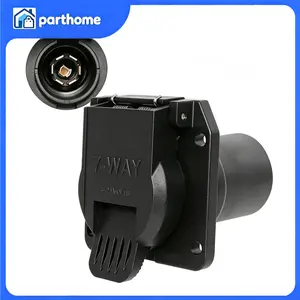 RV Blade 7 Pin Trailer Tow Connector Plug USCAR Socket For Ford F-150 1997-2011